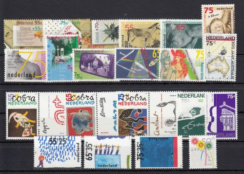Niederlande 1988, Mich.-Nr.: 1336-1356 **  Komplett  ohne Block  Michel 19,70