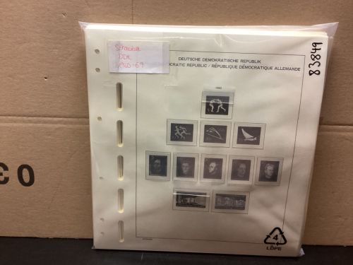 Schaubek  DDR  1960-1969 Vordrucke  gebraucht