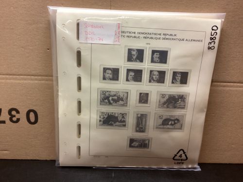 Schaubek DDR  1970-1974 Vordrucke  gebraucht