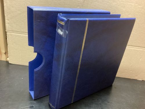 Schaubeck Ringbinder+Kassette 6 Ringe gebraucht blau
