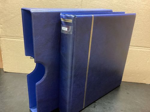 Schaubeck Ringbinder+Kassette 6 Ringe gebraucht blau