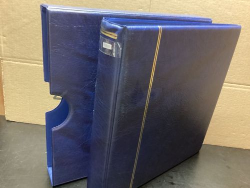 Schaubeck Ringbinder+Kassette 6 Ringe gebraucht blau