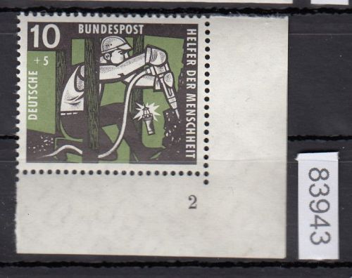 Bund 1957, Mich.-Nr.: 271 ** FN 2 Eckrand   Formnummer
