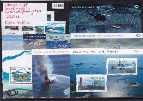 CEPT Skandinavien Gemeins.-ausgaben 2012, Mich.-Nr.: ** komplett