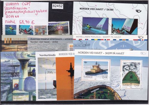 CEPT Skandinavien Gemeins.-ausgaben 2014, Mich.-Nr.: ** komplett