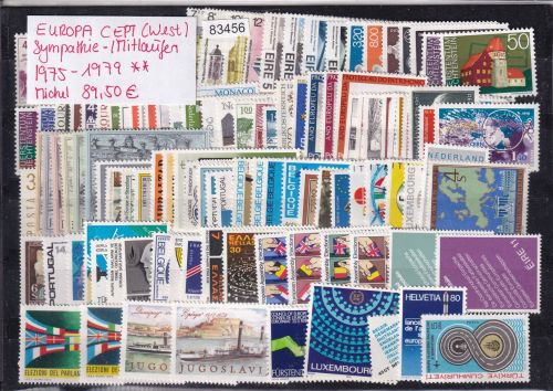 CEPT Mitläufer 1975-1979, Mich.-Nr.: ** komplett