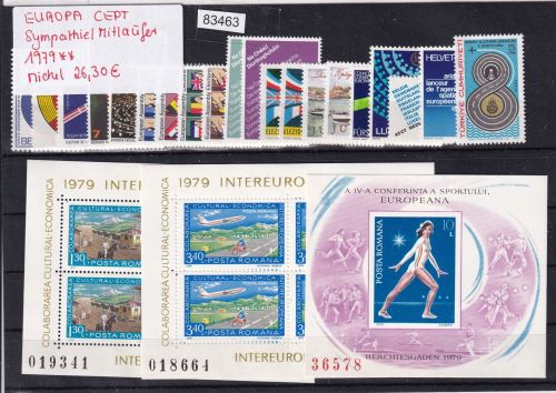 CEPT Mitläufer 1979, Mich.-Nr.: ** komplett