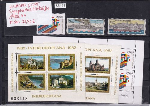 CEPT Mitläufer 1982, Mich.-Nr.: ** komplett