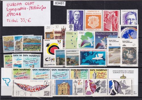 CEPT Mitläufer 1990, Mich.-Nr.: ** komplett