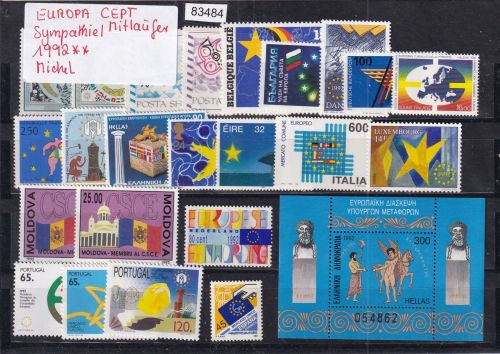 CEPT Mitläufer 1992, Mich.-Nr.: ** komplett