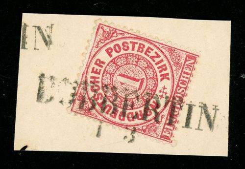 Mecklenburg Schwerin Nachverwendungen NDP16 Briefstück DOBBERTIN/1 3