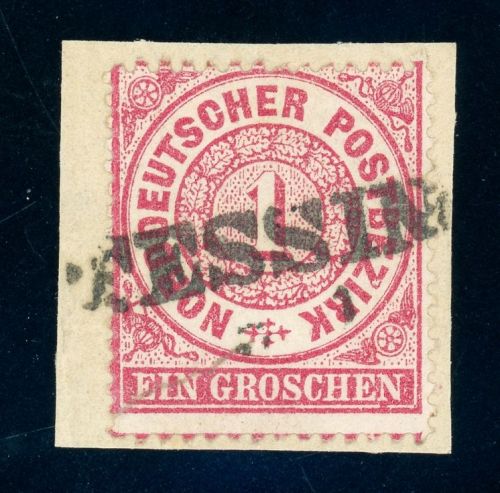 Mecklenburg Schwerin Nachverwendungen NDP16 Briefstück TESSIN