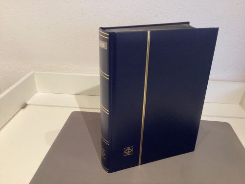 Briefmarkenalbum Einsteckalben DIN A4 60 Seiten schwarz   gebraucht