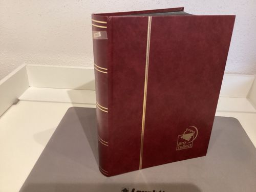 Briefmarkenalbum Einsteckalben  DIN A4 48 Seiten schwarz gebraucht