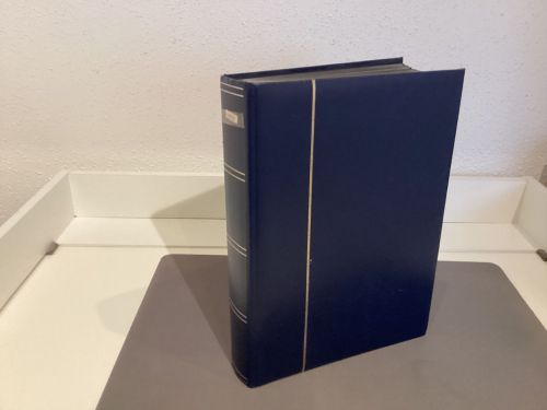 Briefmarkenalbum Einsteckalben DIN A4 60 Seiten schwarz   gebraucht