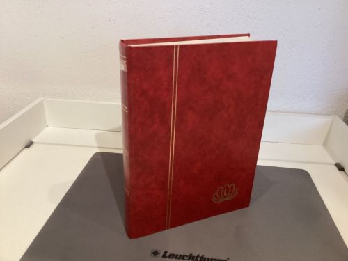 Briefmarkenalbum Einsteckalben  Lindner DIN A4 60 Seiten weiß gebraucht