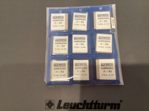 Hawid  Zuschnitte Klemmtaschen schwarz   9 Stück 21x 28,5 NEU