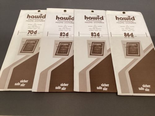 Hawid Klemmtaschen Streifen schwarz verschiedene Größen NEU