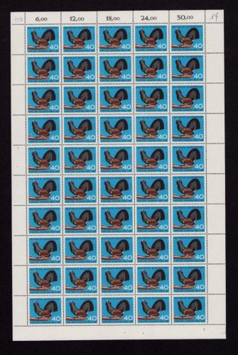 Bund 1965, Mich.-Nr.: 467 ** FN 1  Bogen Komplett   Formnummer