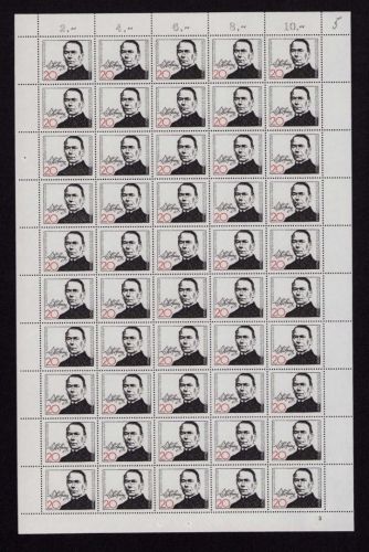 Bund 1965, Mich.-Nr.: 477 ** FN 3  Bogen Komplett   Formnummer