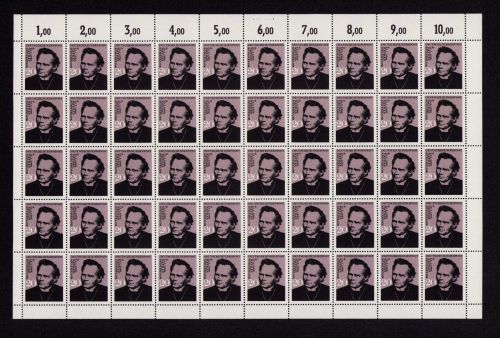 Bund 1966, Mich.-Nr.: 504 ** FN 0  Bogen Komplett   Formnummer