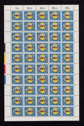 Bund 1966, Mich.-Nr.: 526 ** FN 2  Bogen Komplett   Formnummer