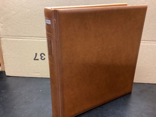 Lindner Ringbinder (18 Ringe) 1 mal gebraucht leer braun