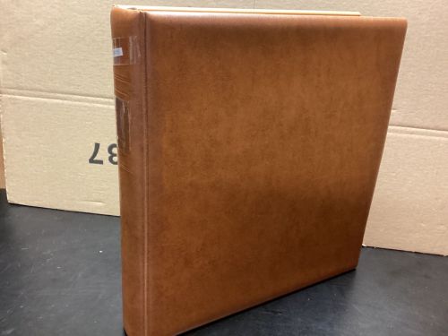 Lindner Ringbinder (18 Ringe) 1 mal gebraucht leer braun