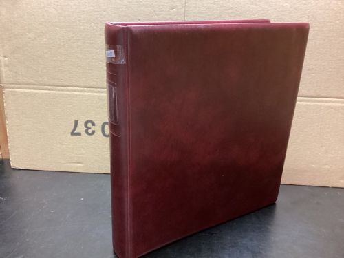 Lindner Ringbinder (18 Ringe) 1 mal gebraucht leer rot