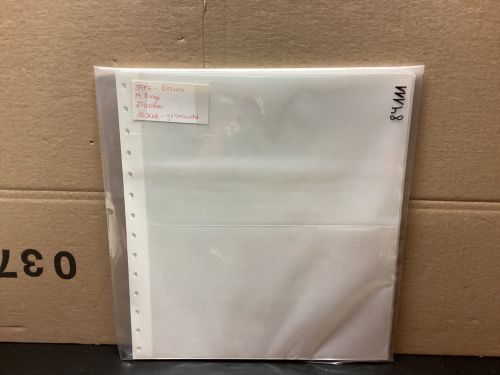 SAFE GARANT Einsteckblätter 10 Stück weiß  2 Taschen gebraucht