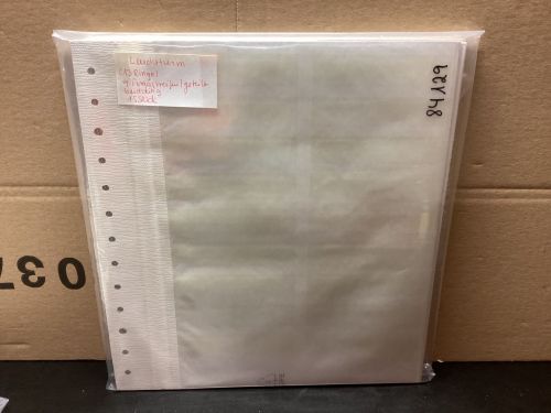 Leuchtturm  Blankoblätter  15 Stück 13-er Lochung  9 Streifen geteilt gebraucht