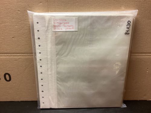 Leuchtturm  Blankoblätter  20 Stück 13-er Lochung  9 Streifen geteilt gebraucht