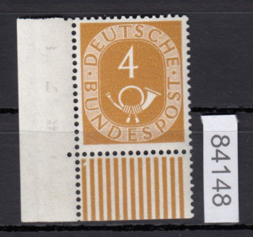 Bund 1951, Mich.-Nr.: 124 ** Eckrand