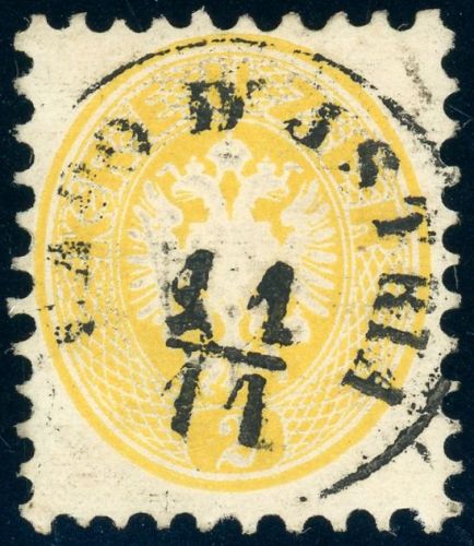 Österreich 30 Gestempelt 2 Kr. gelb mit zentr. K1 CAPO D'ISTRIA