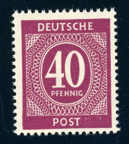 Alliierte Besetzung - Kontrollrat 929x Postfrisch 40 Pfg. Ziffer