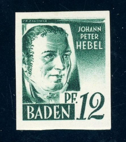 Französische Zone Baden 4U Postfrisch 12 Pfg. ungez