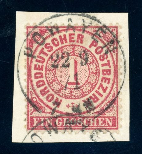 Preussen Nachverwendungen NDP16 Briefstück POWAYEN 22 9 71