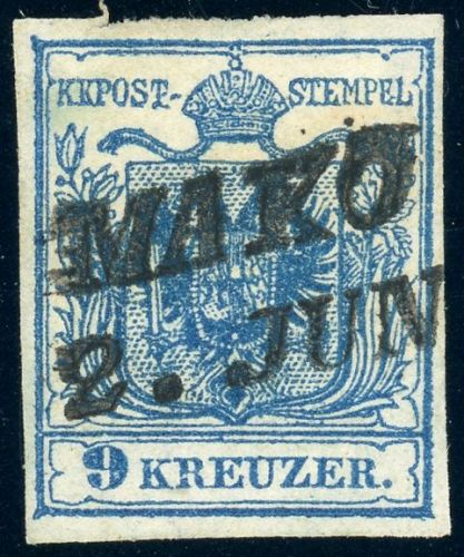 5X Gestempelt MAKO/2.JUN, L2 ideal a. 9 Kr., Luxus