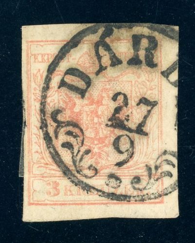 3Y Gestempelt DARD(A) 27/9, Zier-K1 a. Kab-St