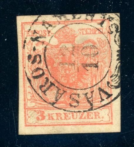 3Y Gestempelt VASAROS-NAMENY 12/10, Zier-K2 a. Kab-St