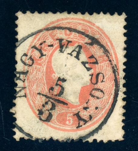 20 Gestempelt NAGY-VAZSONY 5/8, K1 zentr. a. Kab-St