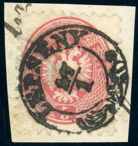 32 Briefstück LEPSENY 17/1, Zier-K2 a. Kab-Bfst. 5 Kr.