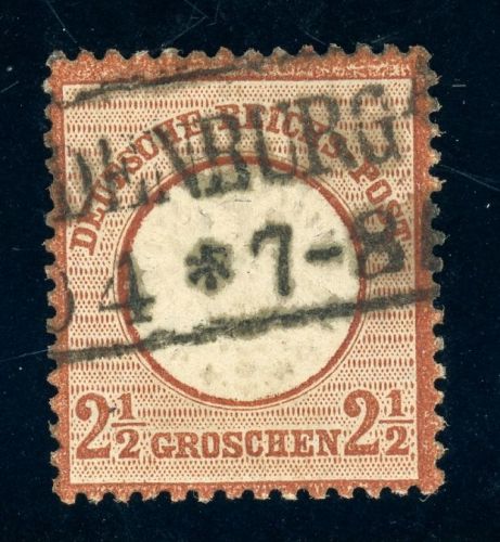 Deutsches Reich 21a Gestempelt 2 1/2 Gr. r