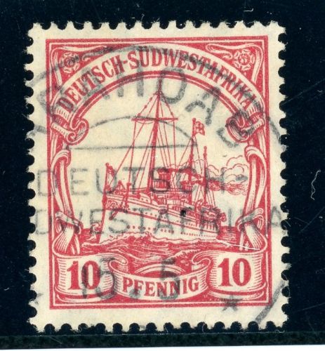 Dsw Stempel 26 Gestempelt ARAHOAB 15.5., klar a. 10 Pfg.