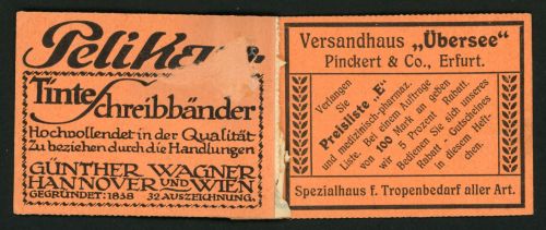 Dsw - Zusammendrucke (MH1A) Heftchendeckel vom MH1 kpl. mit Klammer