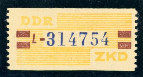 Ddr Dienst B (Zentraler Kurierdienst) 25L Ungebraucht mit Falz 20 Pfg. Berlin