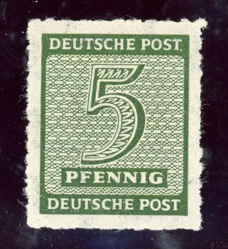 Sbz - West-Sachsen 116YC Postfrisch 5 Pfg. Ro