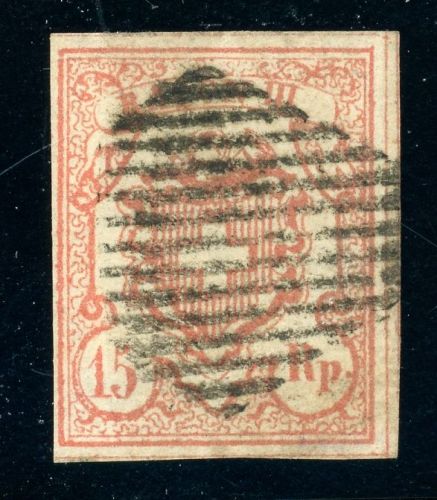 Schweiz 12 Gestempelt 15 Rp. Rayon III