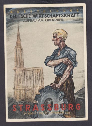 Elsass, Mi.-Nr. Strassburg   gestempelt    Ganzsache  echt gelaufen