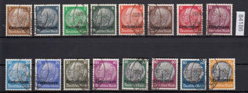 Lothringen, Mi.-Nr. 1-16 gestempelt